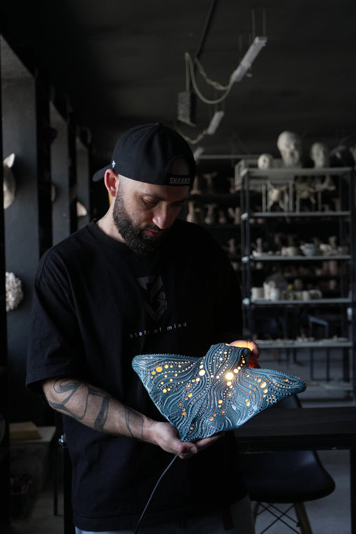 New in the Studio: The Manta Ceramic Lamp