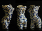 Hand-Painted Ceramic Female Body Vase