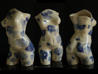 Hand-Painted Ceramic Female Body Vase