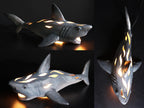 Handmade Great White Shark Lamp