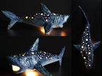 Handmade Great White Shark Lamp