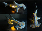 Ceramic Handmade Hammerhead Shark Night Light