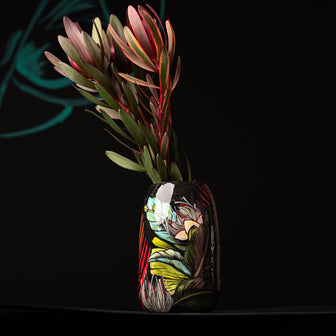 Colorful butterfly on a dark background