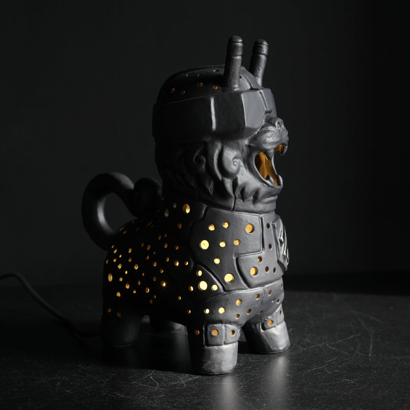 Lembyk FPV Ceramic Night Light | Handmade Ukrainian Folk-Inspired Night Light
