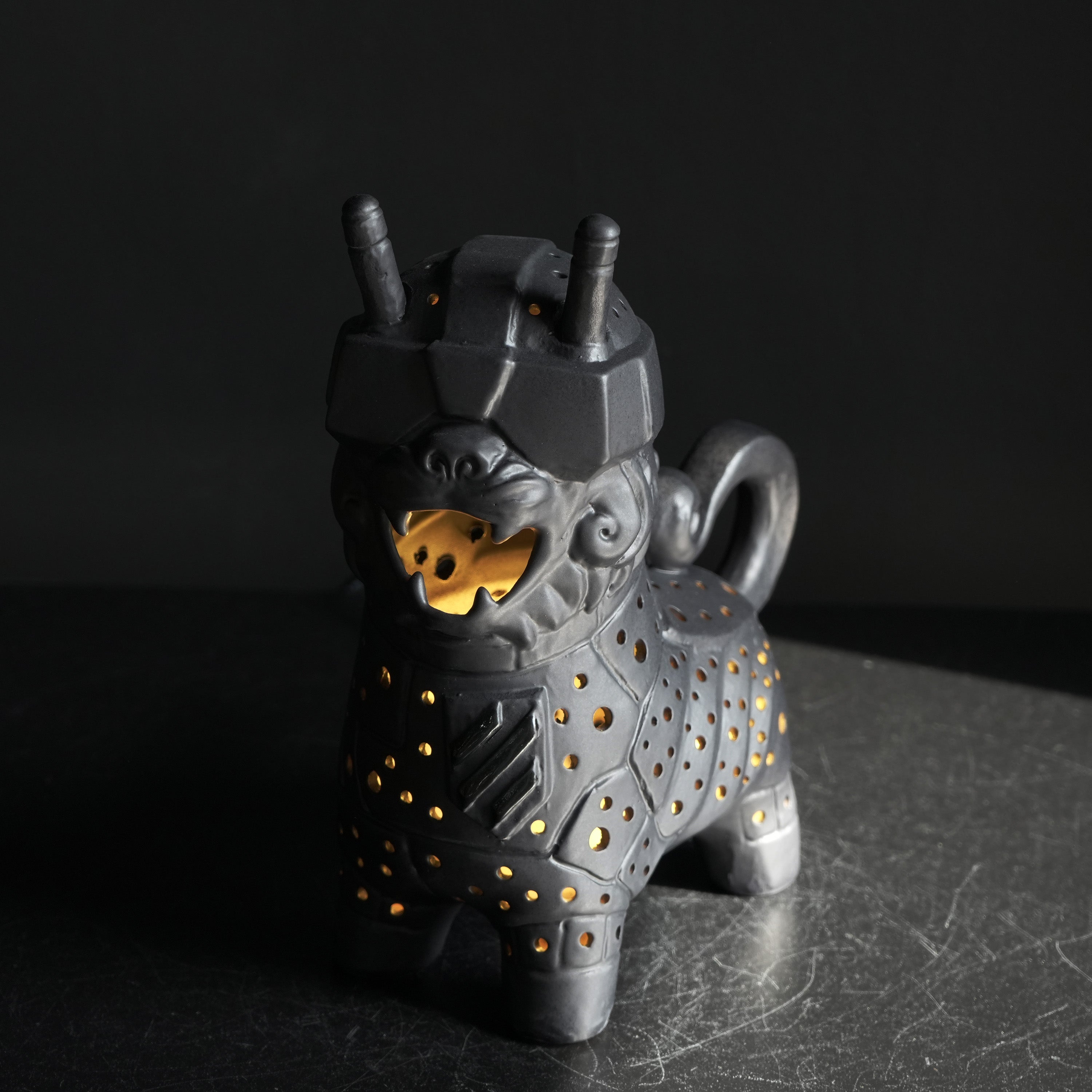 Lembyk FPV Ceramic Night Light | Handmade Ukrainian Folk-Inspired Night Light