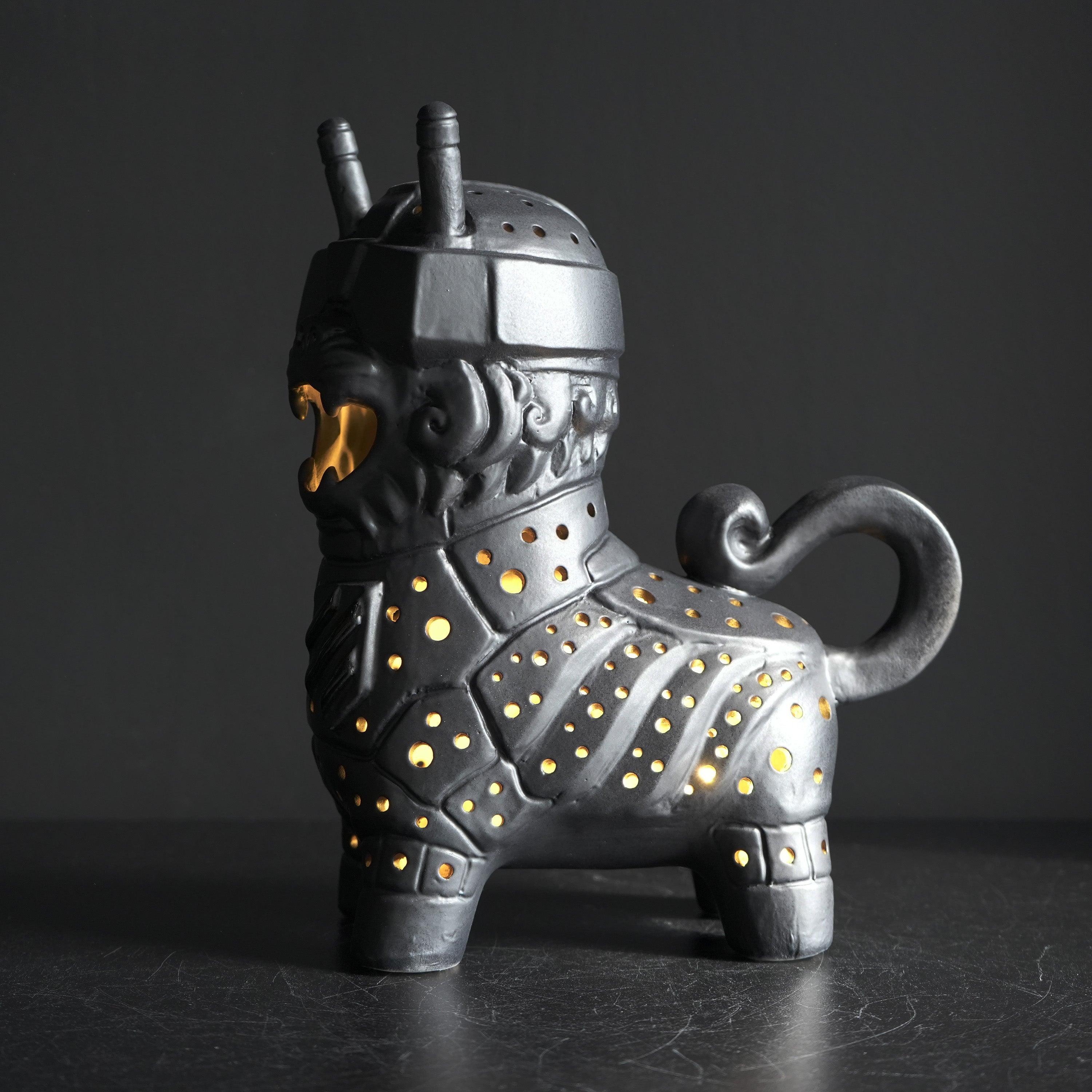 Lembyk FPV Ceramic Night Light | Handmade Ukrainian Folk-Inspired Night Light