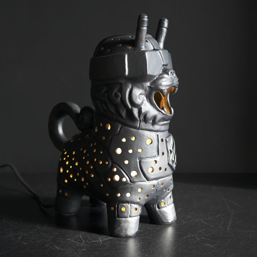Lembyk FPV Ceramic Night Light | Handmade Ukrainian Folk-Inspired Night Light