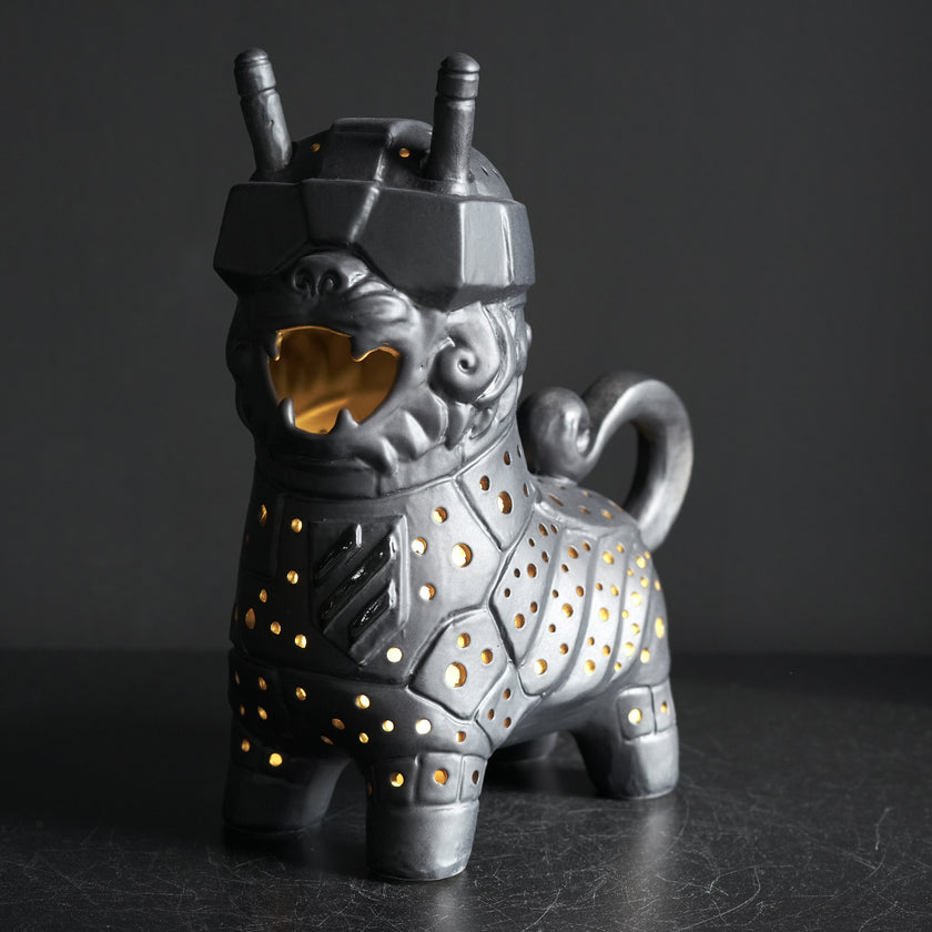 Lembyk FPV Ceramic Night Light | Handmade Ukrainian Folk-Inspired Night Light