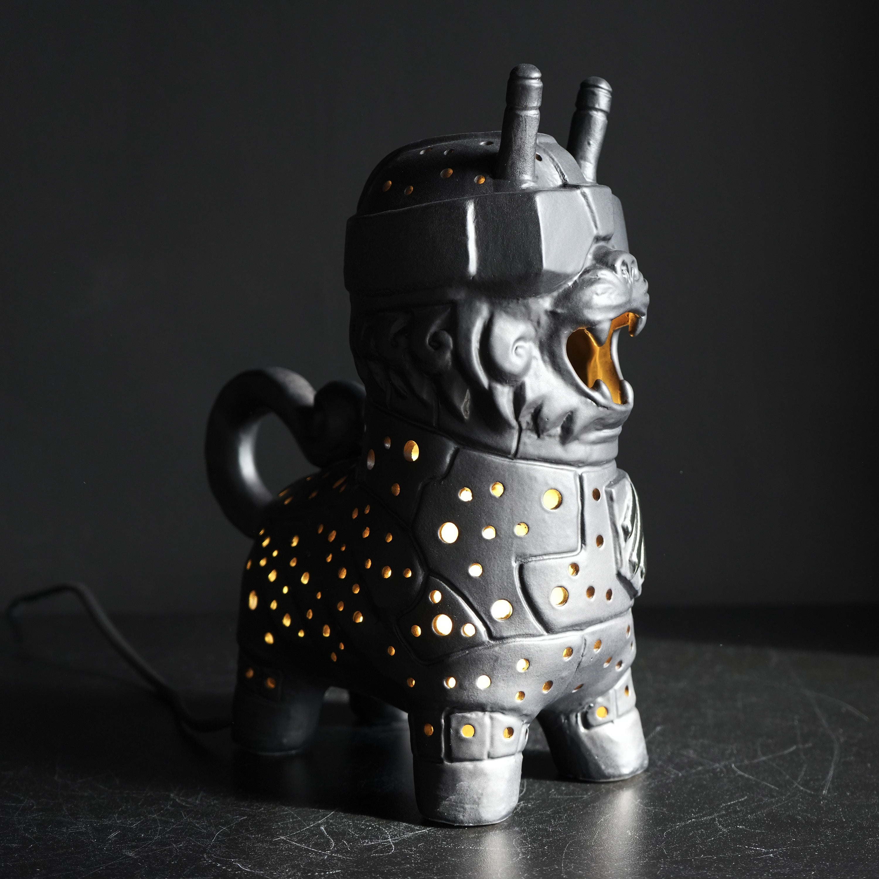 Lembyk FPV Ceramic Night Light | Handmade Ukrainian Folk-Inspired Night Light