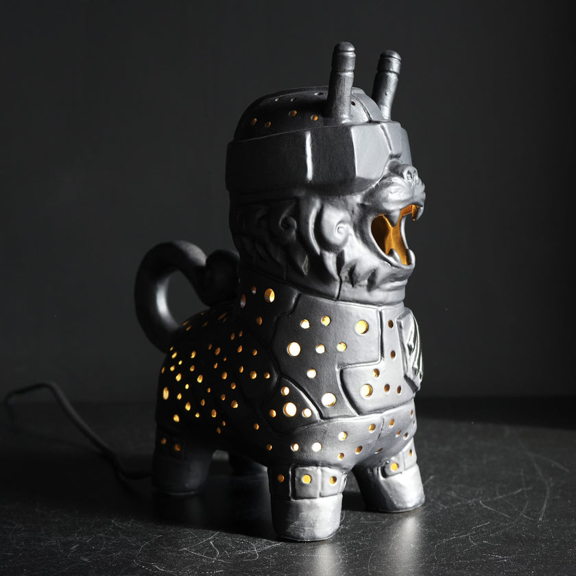 Lembyk FPV Ceramic Night Light | Handmade Ukrainian Folk-Inspired Night Light
