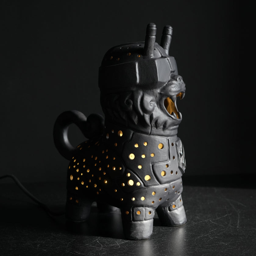 Lembyk FPV Ceramic Night Light | Handmade Ukrainian Folk-Inspired Night Light