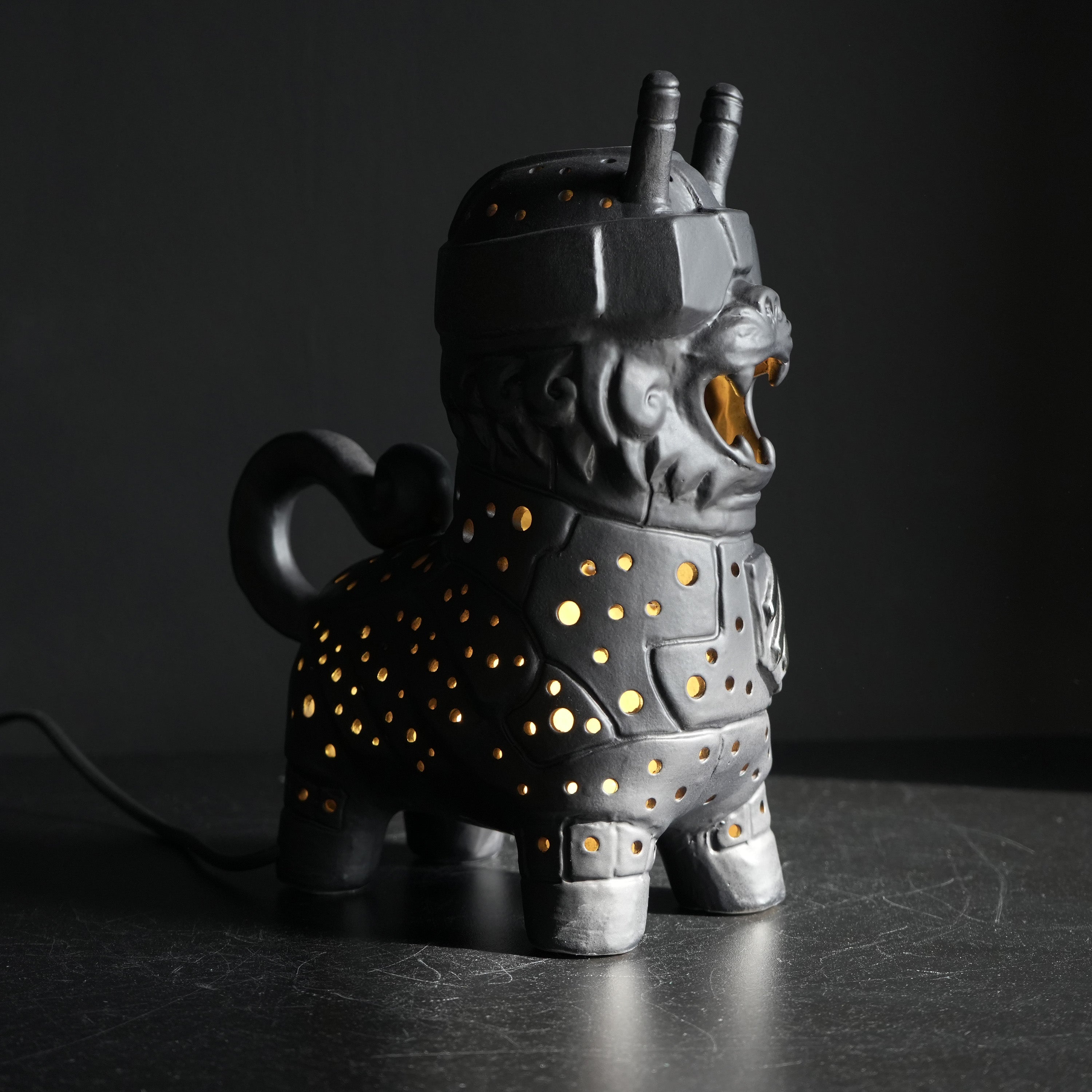 Lembyk FPV Ceramic Night Light | Handmade Ukrainian Folk-Inspired Night Light