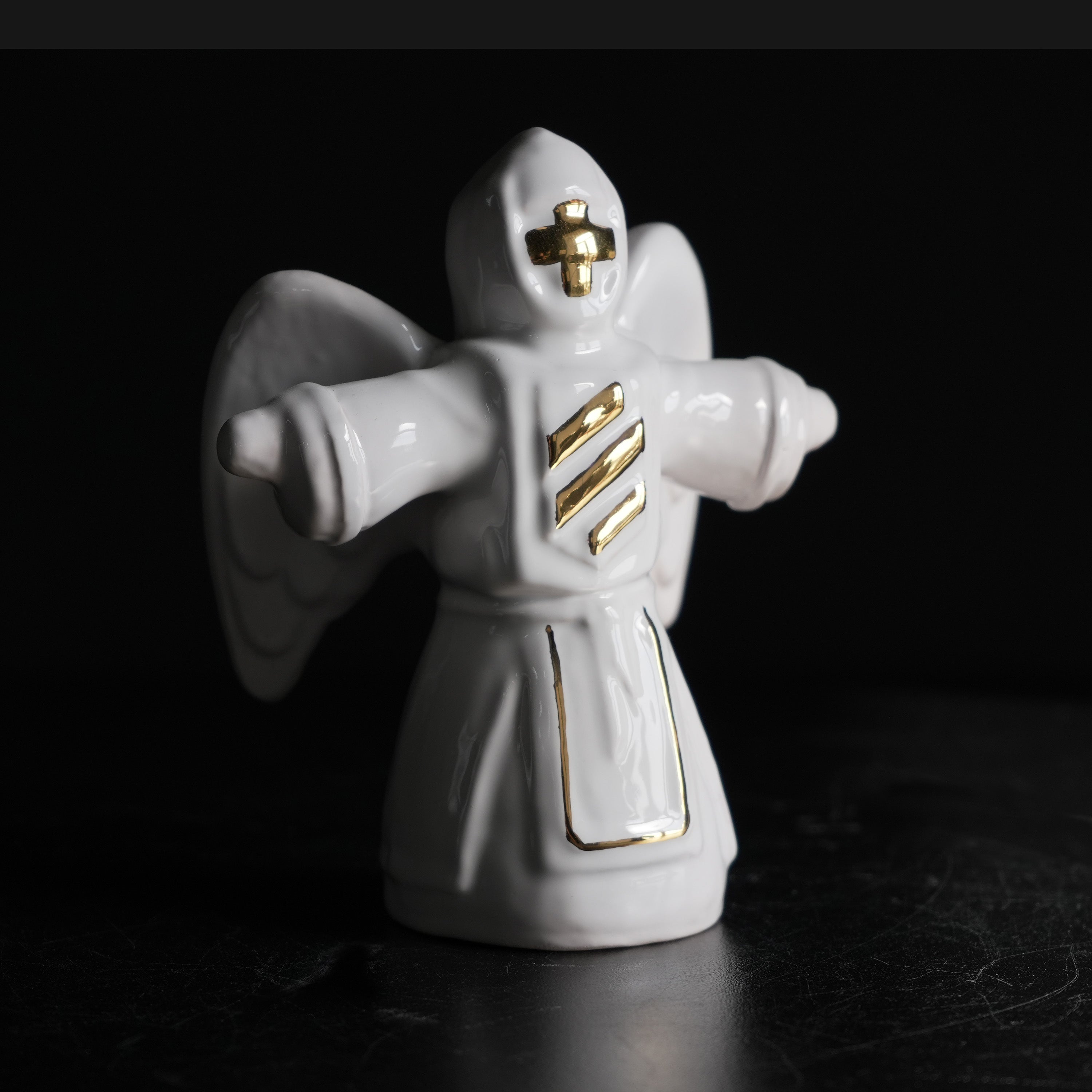 Ceramic Motanka Angel | Symbolic Ukrainian Ceramic Sculpture