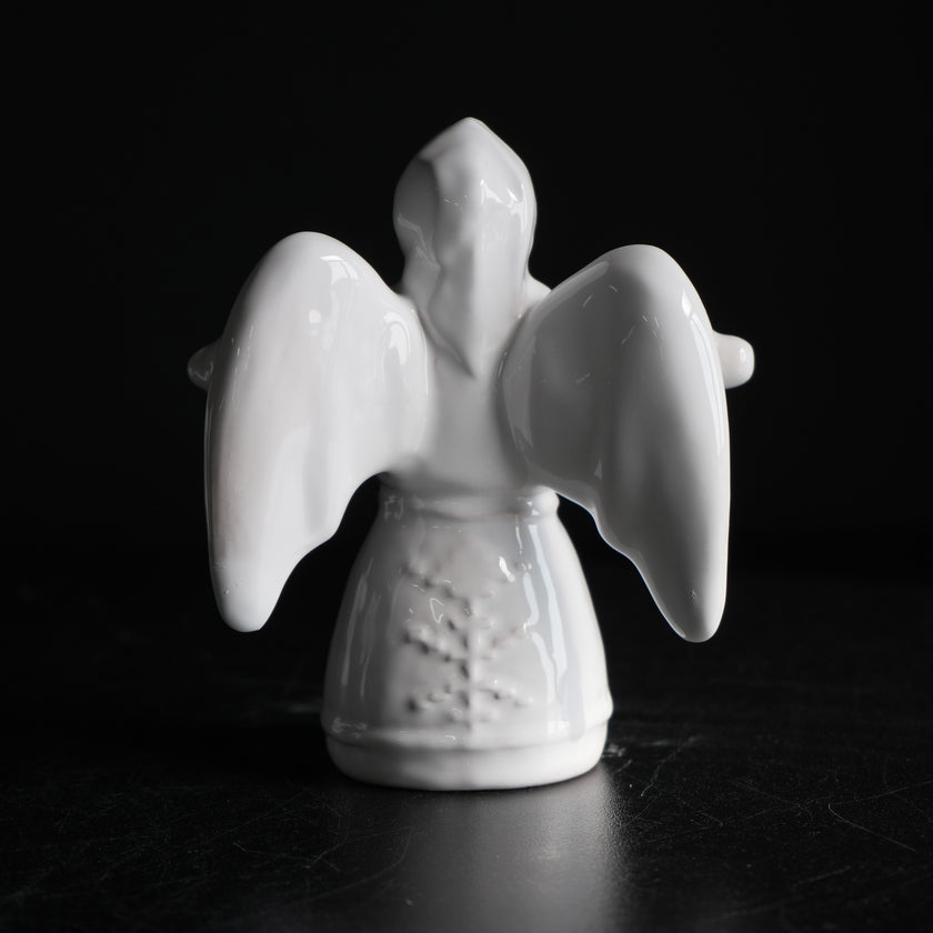 Ceramic Motanka Angel | Symbolic Ukrainian Ceramic Sculpture