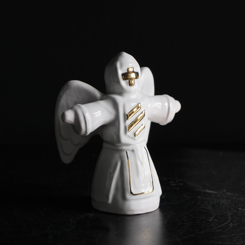 Ceramic Motanka Angel | Symbolic Ukrainian Ceramic Sculpture