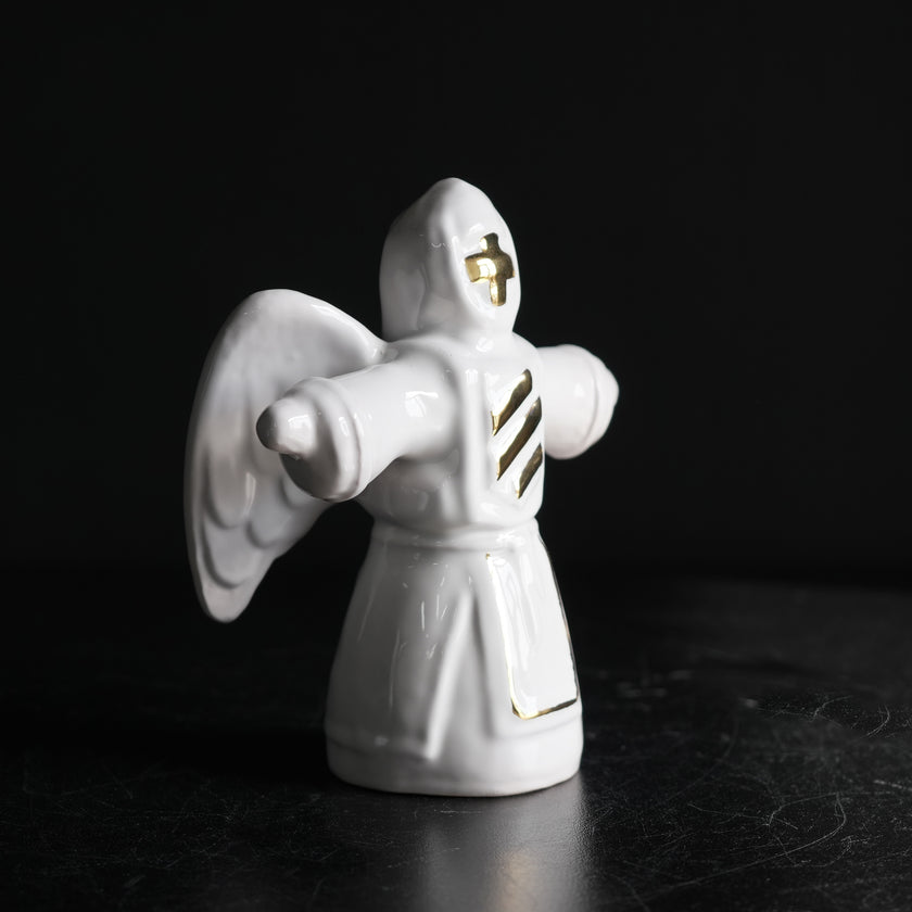 Ceramic Motanka Angel | Symbolic Ukrainian Ceramic Sculpture
