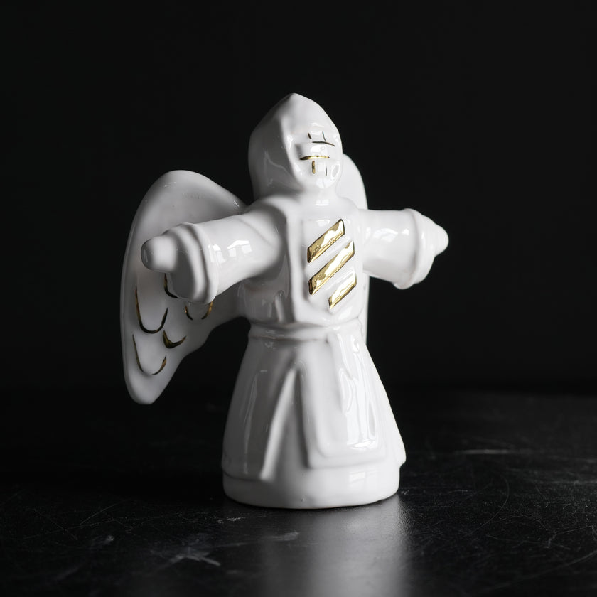 Ceramic Motanka Angel | Symbolic Ukrainian Ceramic Sculpture
