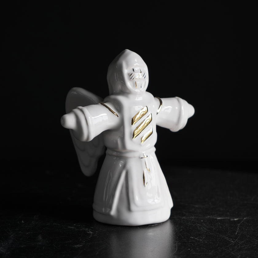 Ceramic Motanka Angel | Symbolic Ukrainian Ceramic Sculpture