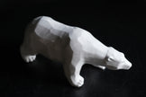 Polar Bear Ceramic Sculpture | Handmade White Bear Figurine