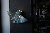Manta Ray Ceramic Wall Lamp | Handmade Ocean-Inspired Ceramic Sconce