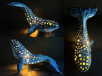 Handmade Ceramic Whale Lamp
