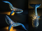 Handmade Ceramic Whale Lamp