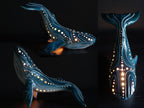 Handmade Ceramic Whale Lamp