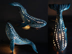 Handmade Ceramic Whale Lamp