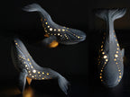 Handmade Ceramic Whale Lamp