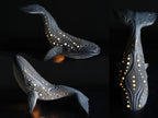 Handmade Ceramic Whale Lamp