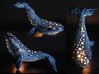 Handmade Ceramic Whale Lamp