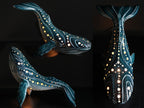Handmade Ceramic Whale Lamp
